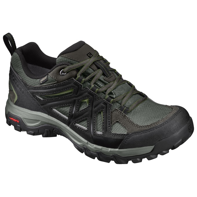 Salomon EVASION 2 GTX® Zapatillas Trekking Hombre - Verde Oliva / Negras - Colombia (63785-YPZC)